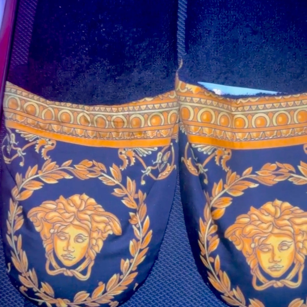 Versace baroque slippers